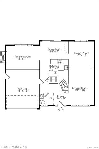 Builiding view fifty for 41958 Sunderland, Canton, MI. 48187