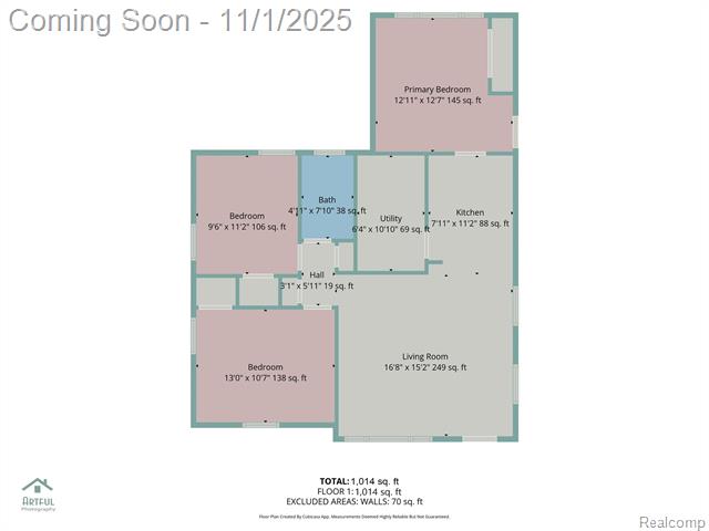 Builiding view twenty for 10721 Troy, Oak Park, MI. 48237