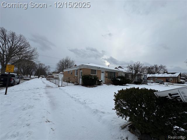 front view for 24903 Hass, Dearborn Heights, Mi. 48127