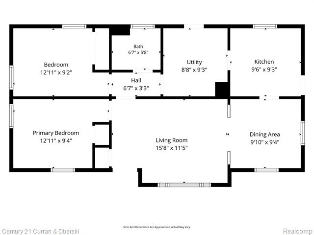 Builiding view thirty for 6141 N Gulley, Dearborn Heights, MI. 48127