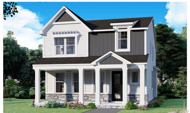 front view for 464 Sunset, Plymouth, Mi. 48170