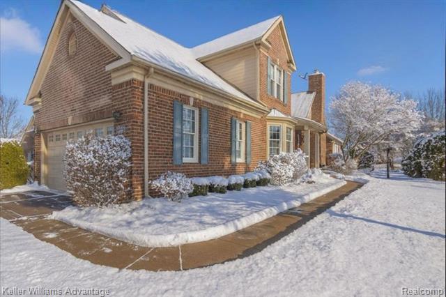 front view for 44604 N Broadmoor Cir, Northville, Mi. 48168