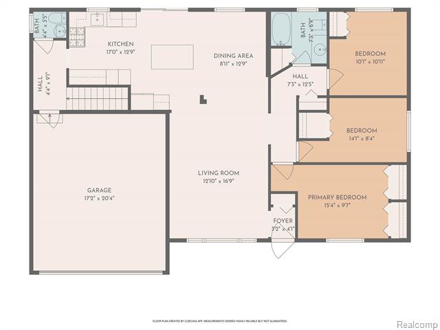Builiding view thirty for 14664 Ronnie, Livonia, MI. 48154