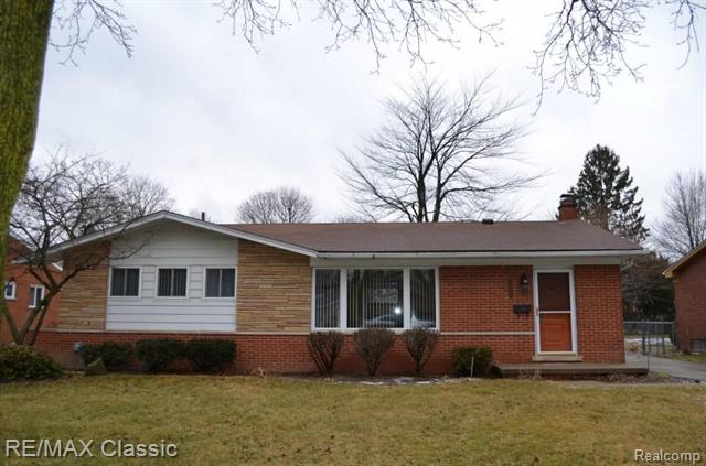 front view for 19375 Ingram, Livonia, Mi. 48152