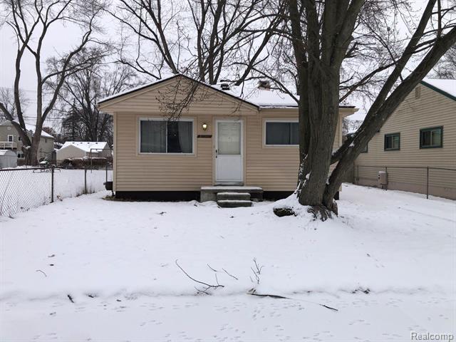 front view for 20010 Rensellor, Livonia, Mi. 48152