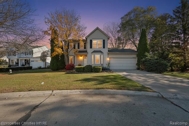 front view for 24220 Scarlet Ct, Novi, Mi. 48374