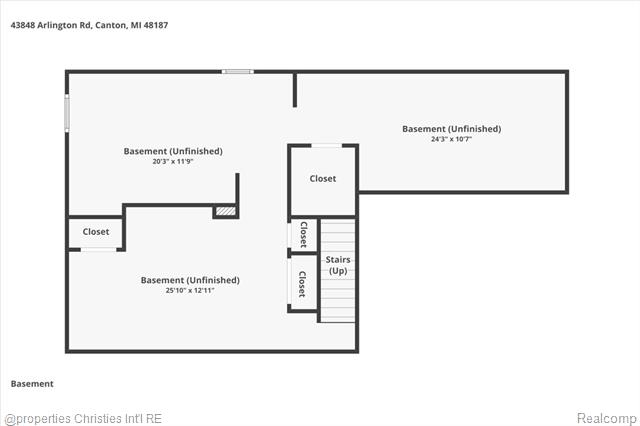 Builiding view fifty for 43848 Arlington, Canton, MI. 48187