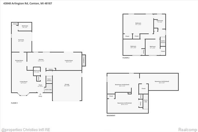 Builiding view forty seven for 43848 Arlington, Canton, MI. 48187