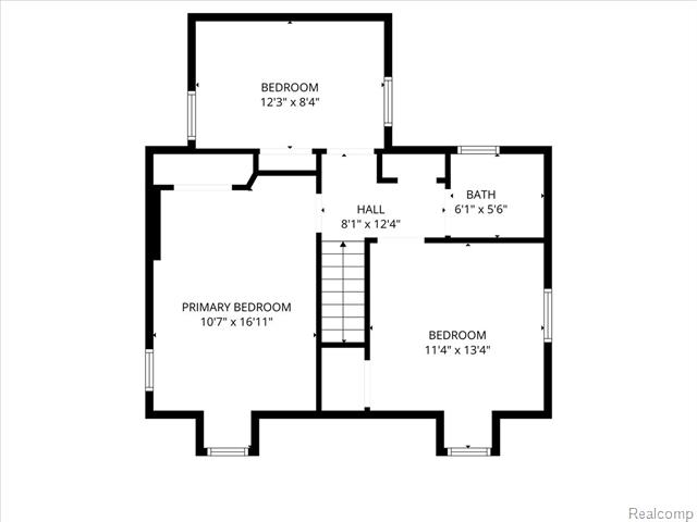 Builiding view thirty for 11009 Melrose, Livonia, MI. 48150