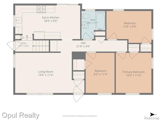 Builiding view forty five for 11441 Brookfield, Livonia, MI. 48150