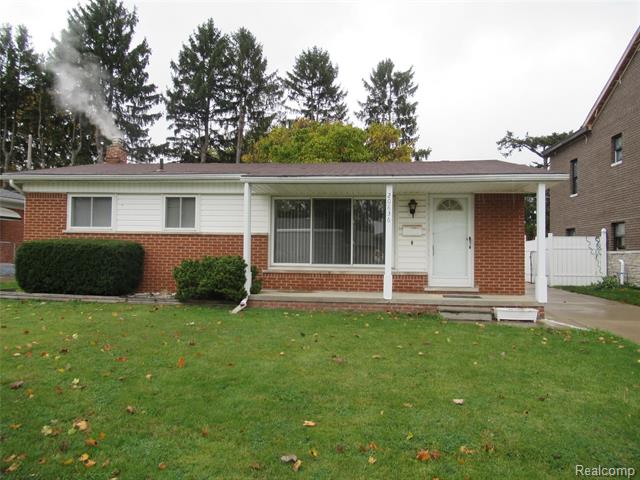front view for 20836 Whitlock, Dearborn Heights, Mi. 48127