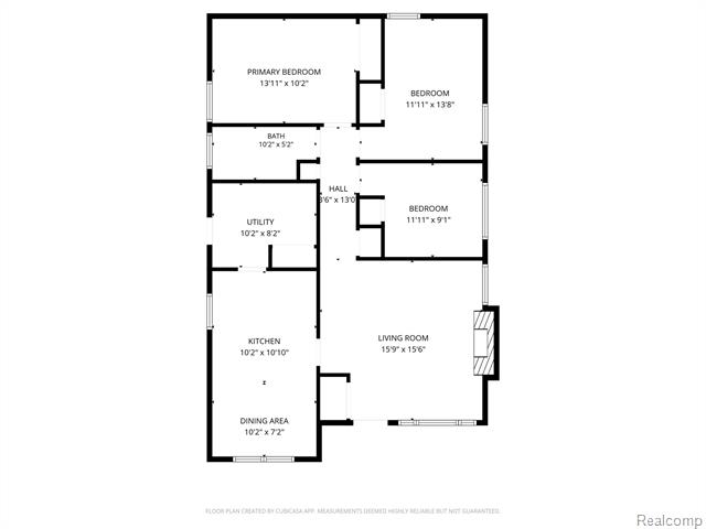 Builiding view thirty five for 7411 Vernon, Dearborn Heights, MI. 48127