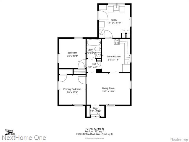Builiding view fourteen for 11634 Cardwell, Livonia, MI. 48150