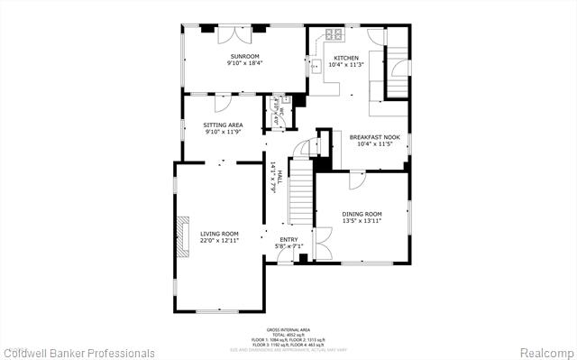 Builiding view sixty nine for 1377 Harvard, Grosse Pointe, MI. 48230