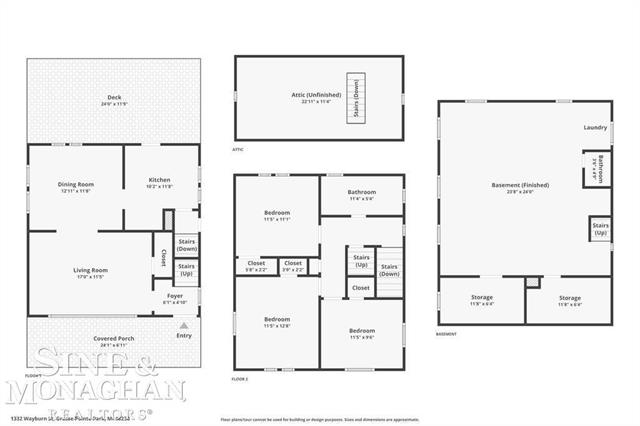 Builiding view thirty seven for 1332 Wayburn, Grosse Pointe, MI. 48230