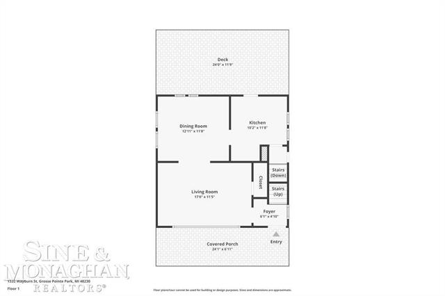 Builiding view thirty three for 1332 Wayburn, Grosse Pointe, MI. 48230