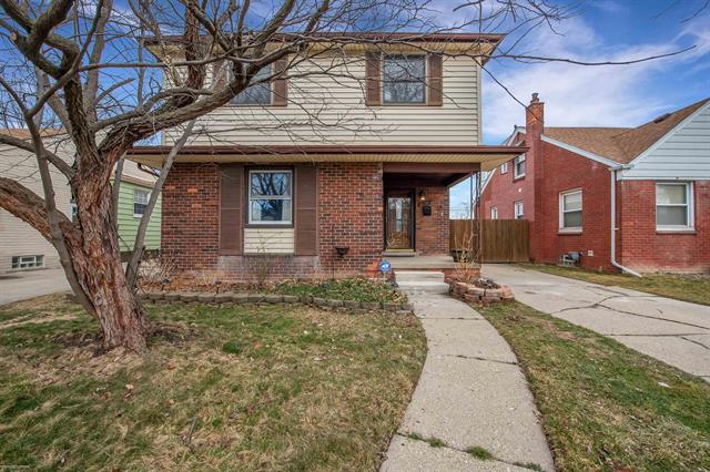 front view for 20681 Beaufait, Harper Woods, Mi. 48225