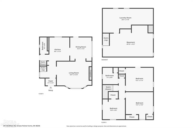 Builiding view forty for 201 Mcmillan, Grosse Pointe, MI. 48236