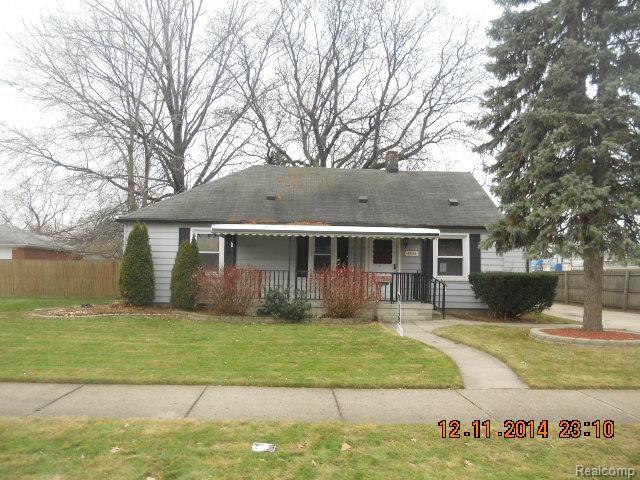 front view for 18546 Eastwood, Harper Woods, Mi. 48225