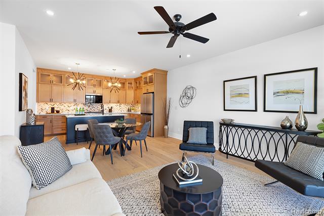 Builiding view seven for 314 N Center, Northville, MI. 48167