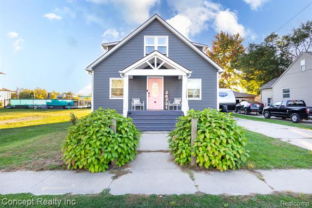 front view for 26721 Huron River, Flat Rock, Mi. 48134