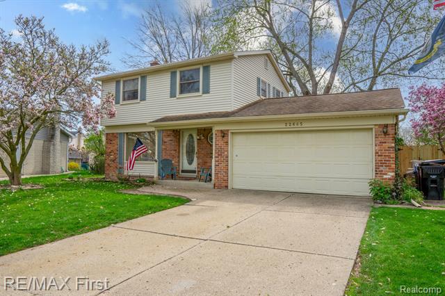front view for 22665 Hillcrest Ct, Trenton, Mi. 48183