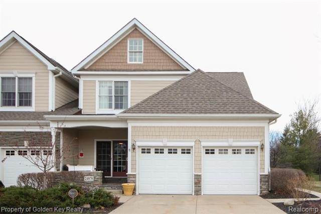 front view for 24870 Reeds Pointe Dr, Novi, Mi. 48374