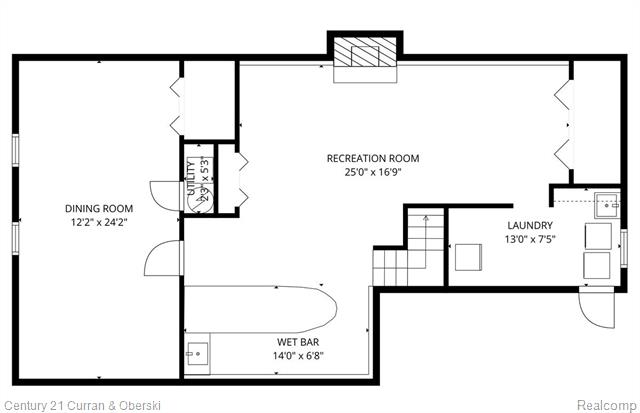 Builiding view forty eight for 21539 Deerfield, Trenton, MI. 48183