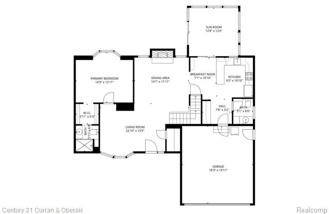 Builiding view forty seven for 21539 Deerfield, Trenton, MI. 48183