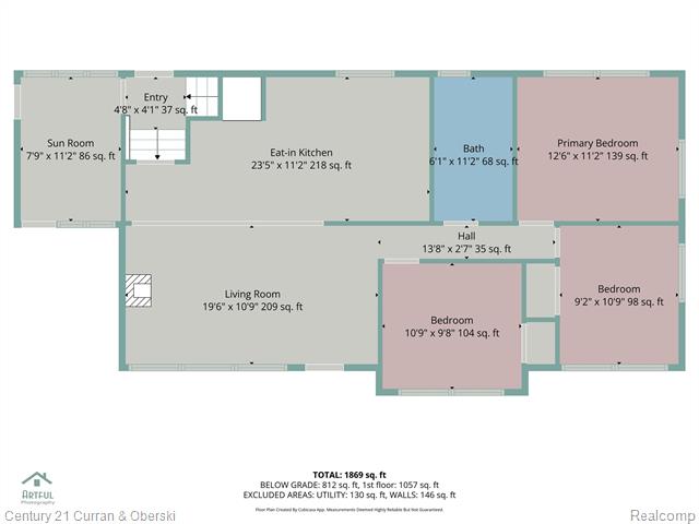 Builiding view forty five for 17901 Inkster, Romulus, MI. 48174