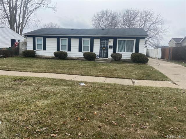 front view for 28095 Leroy, Romulus, Mi. 48174