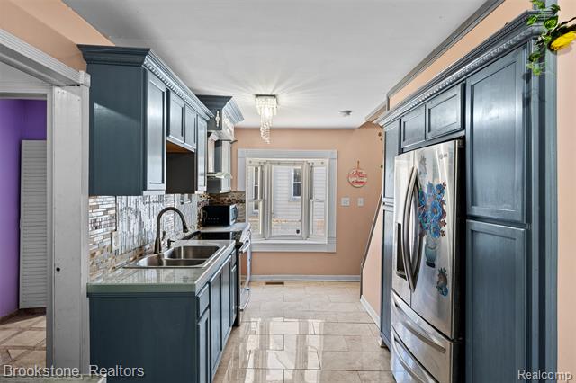 Builiding view five for 23722 Brest, Taylor, MI. 48180