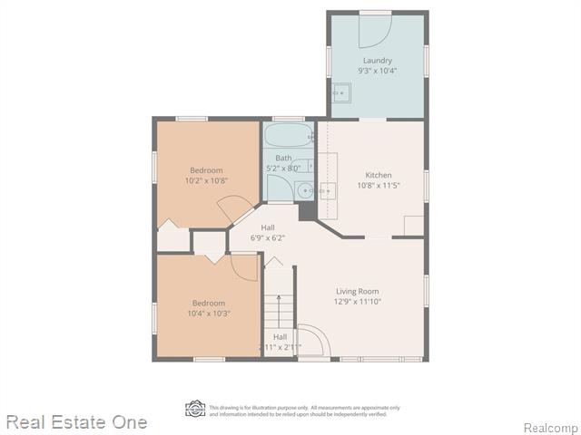 Builiding view three for 11078 Pine, Taylor, MI. 48180