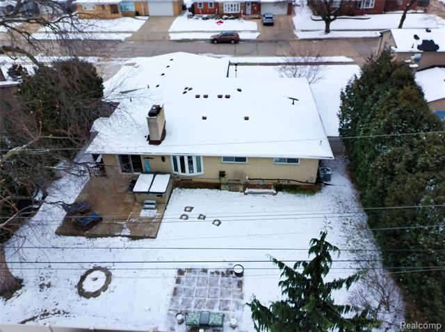 Builiding view forty for 10110 Balfour, Allen Park, MI. 48101