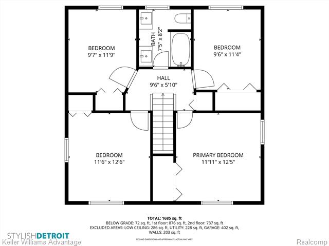 Builiding view thirty two for 19071 Coachwood, Riverview, MI. 48193