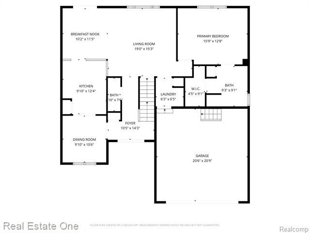 Builiding view forty for 15405 Oakleigh, Southgate, MI. 48195