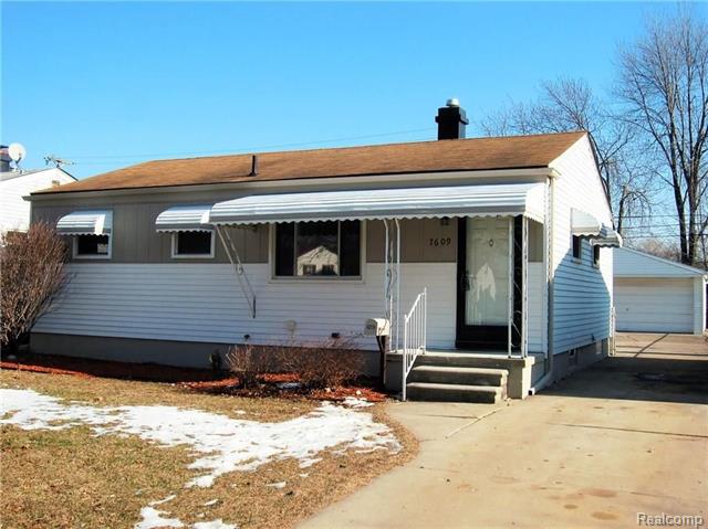 front view for 7609 Dudley, Taylor, Mi. 48180