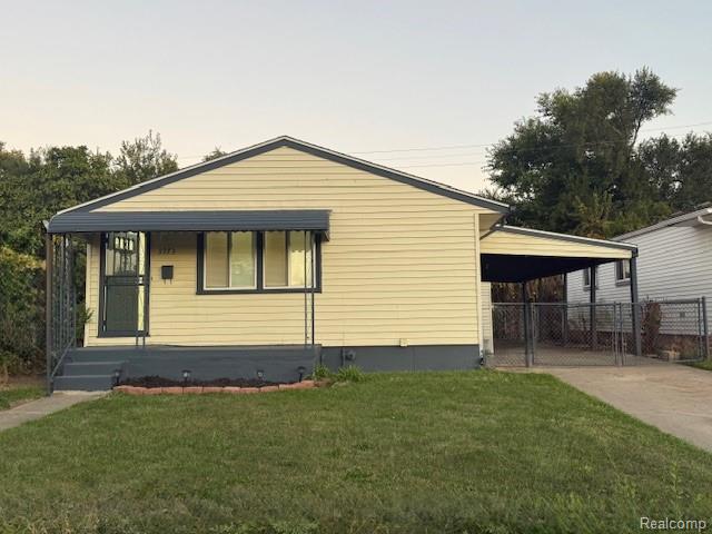 front view for 3973 10Th St, Ecorse, Mi. 48229