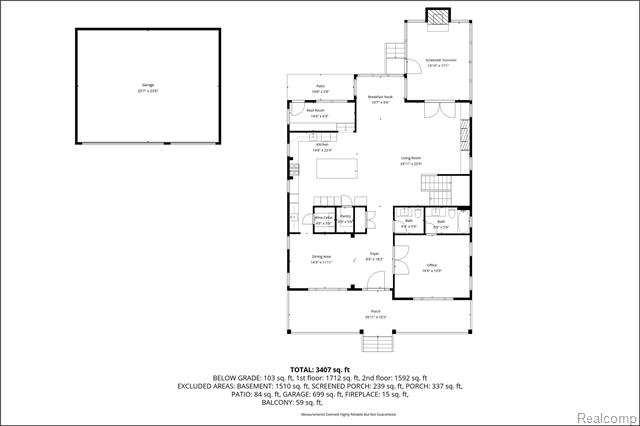 Builiding view seventy one for 149 S Union, Plymouth, MI. 48170