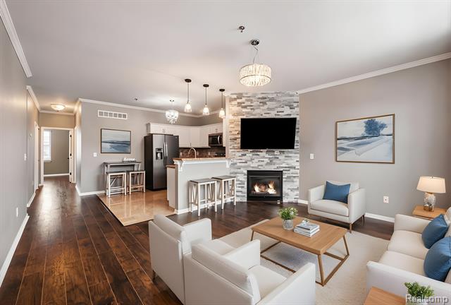 Builiding view two for 43046 Strand, Sterling Heights, MI. 48313