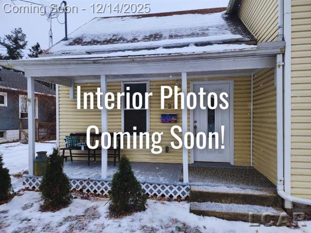 Builiding view four for 629 James St, Adrian, MI. 49221