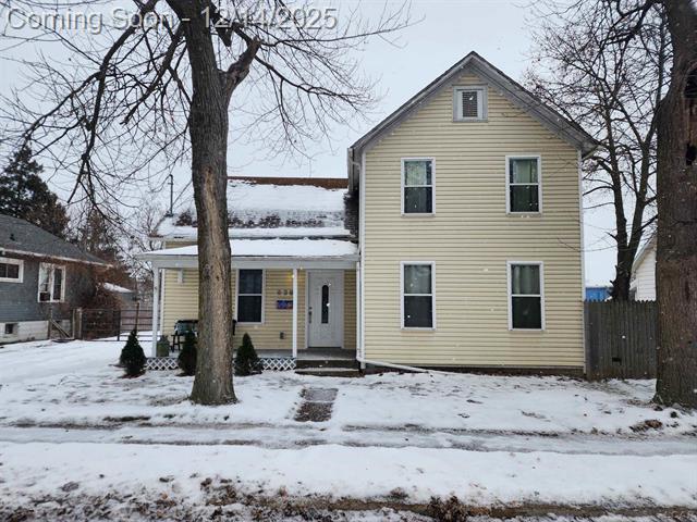 front view for 629 James St, Adrian, Mi. 49221