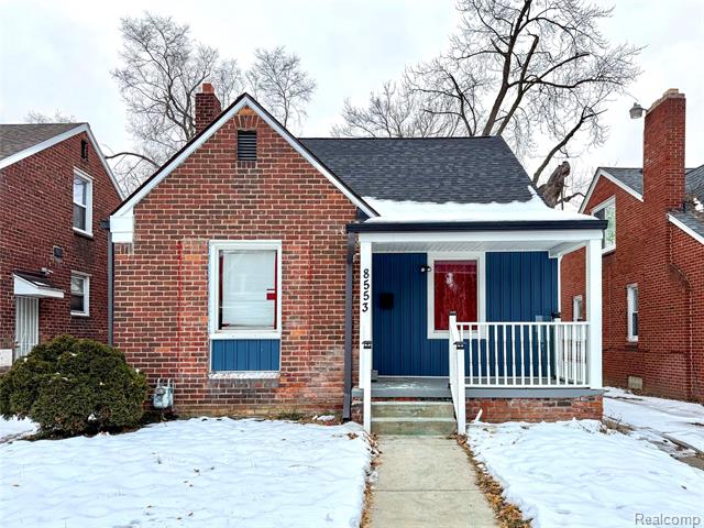 front view for 8553 Cloverlawn Street, Detroit, Mi. 48204