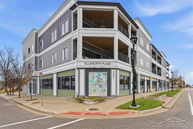 Builiding view one for 201 Ellsworth St Unit #302, Midland, MI. 48640