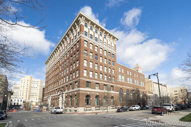 Builiding view seventy one for 27 Library, Grand Rapids, MI. 49503