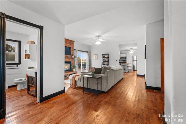 Builiding view forty for 7658 Jackson, Saranac, MI. 48881