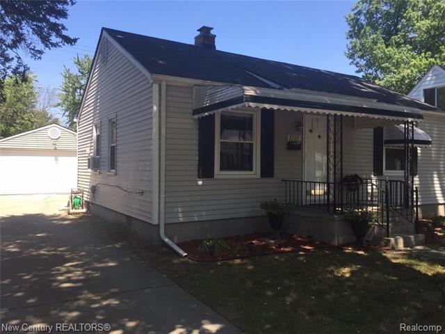 front view for 2105 Barrett Ave, Royal Oak, Mi. 48067