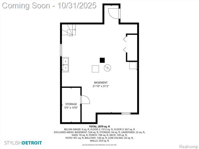 Builiding view thirty eight for 338 W Harrison, Royal Oak, MI. 48067