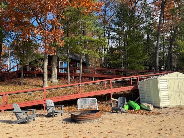 Builiding view twenty five for 9013 Three Lakes, Baldwin, MI. 49304