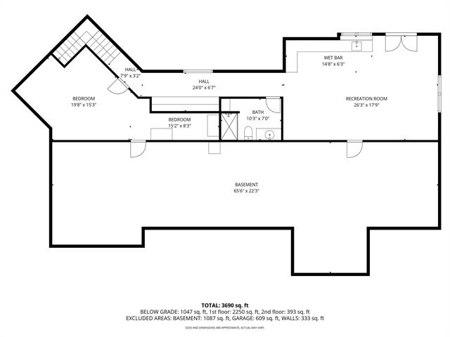 Builiding view sixty eight for 16527 Lake Michigan, West Olive, MI. 49460